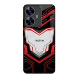 Quantum Suit Realme C55 Glass Back Cover Online