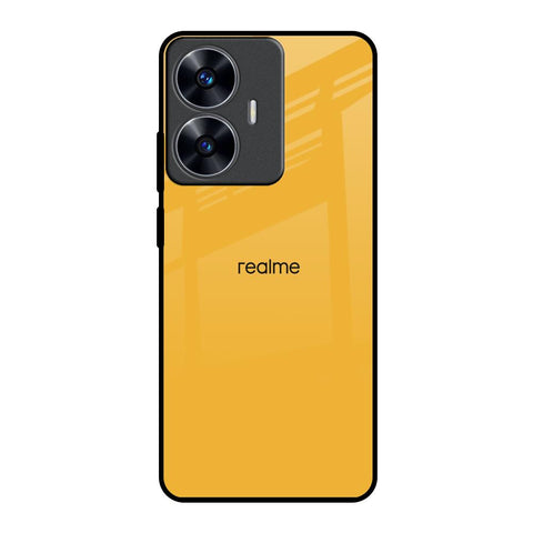 Fluorescent Yellow Realme C55 Glass Back Cover Online
