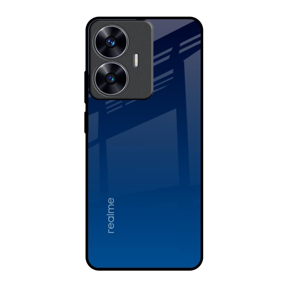 Very Blue Realme C55 Glass Back Cover Online