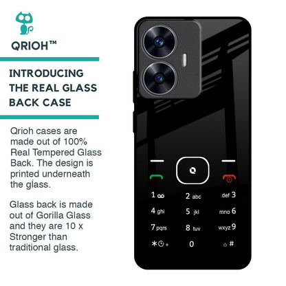 Classic Keypad Pattern Glass Case for Realme C55