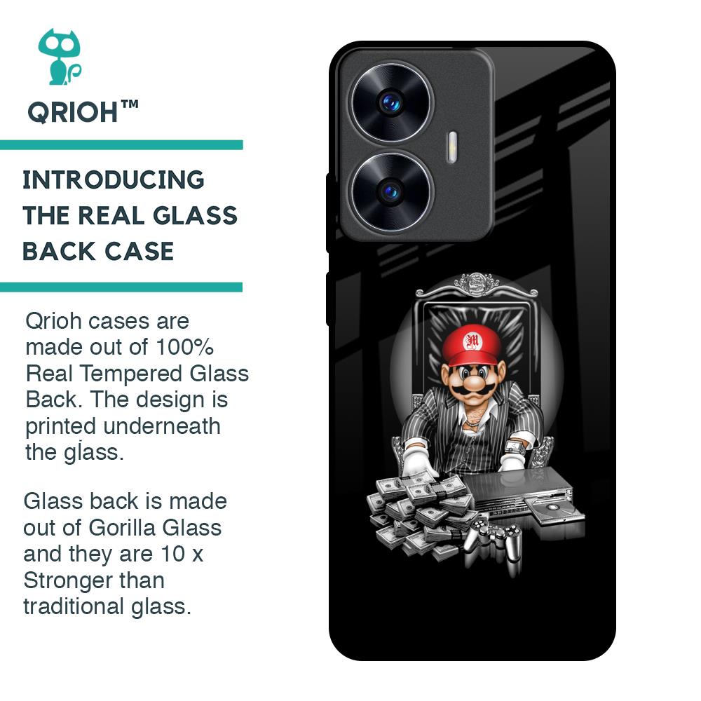 Dark Secret Glass Case for Realme C55