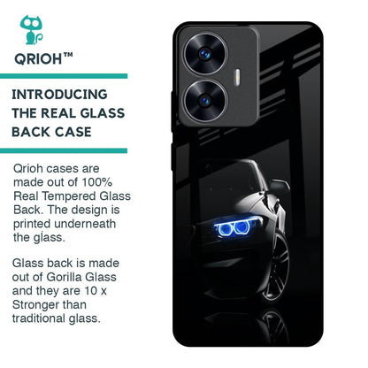 Car In Dark Glass Case for Realme C55