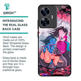 Radha Krishna Art Glass Case for Realme C55