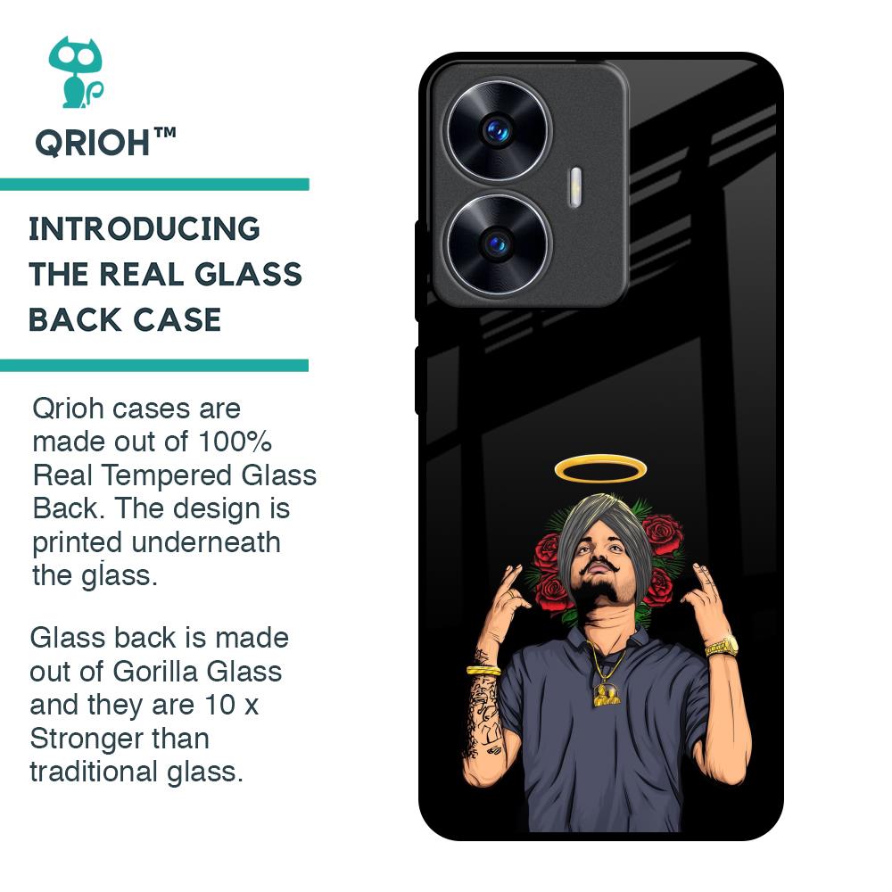 Punjabi Singer Poster Glass Case for Realme C55