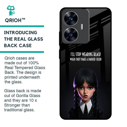 Aesthetic Digital Art Glass Case for Realme C55