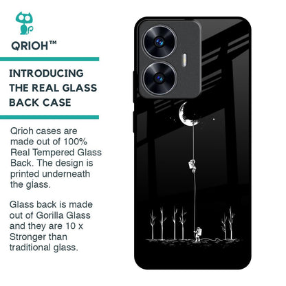 Catch the Moon Glass Case for Realme C55