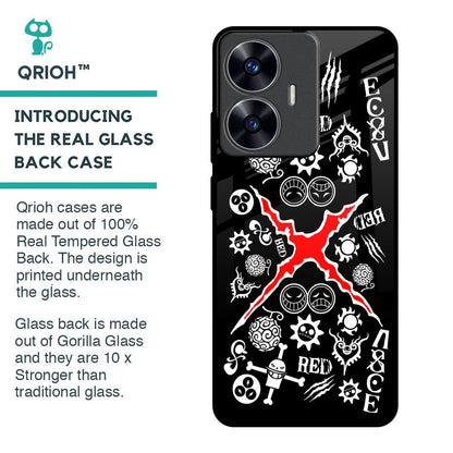 Red Zone Glass Case for Realme C55
