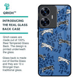 Blue Cheetah Glass Case for Realme C55