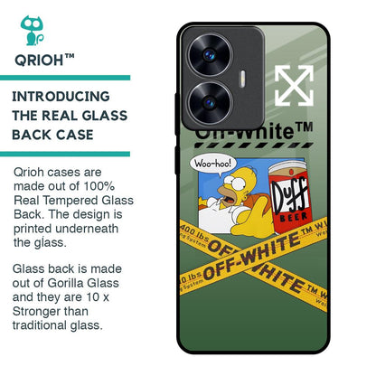 Duff Beer Glass Case for Realme C55