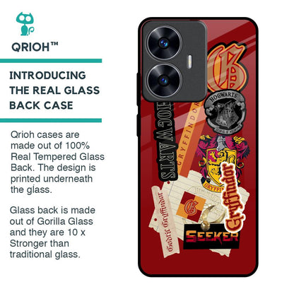 Gryffindor Glass Case for Realme C55