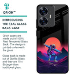 Retro Astronaut Glass Case for Realme C55