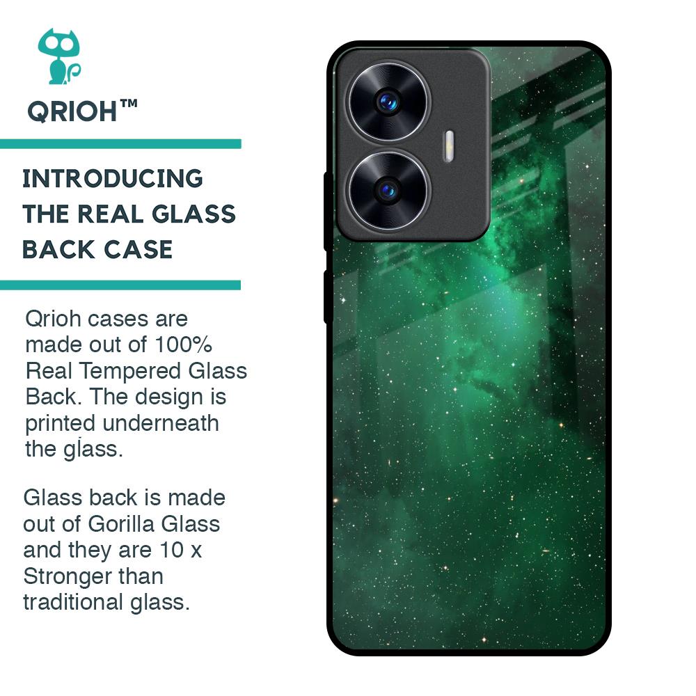 Emerald Firefly Glass Case For Realme C55