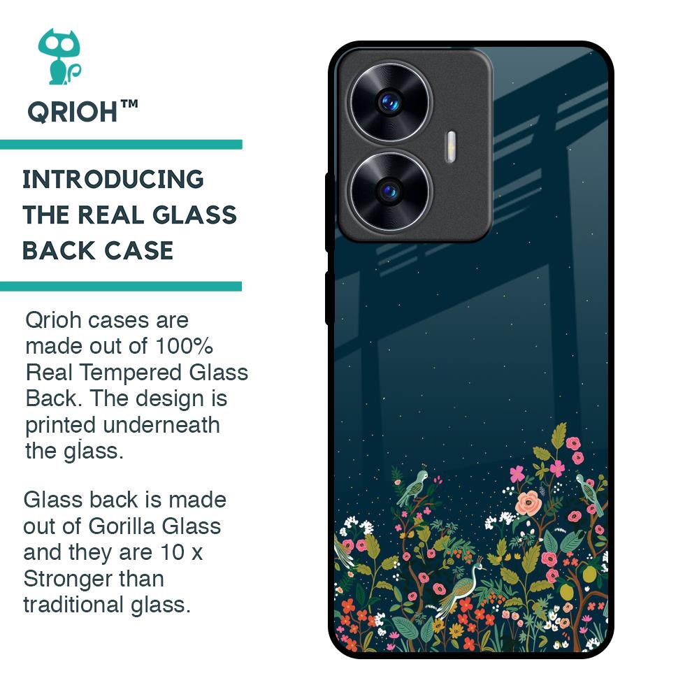 Small Garden Glass Case For Realme C55
