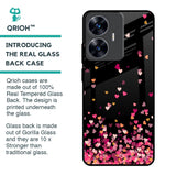 Heart Rain Fall Glass Case For Realme C55
