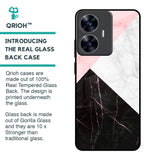 Marble Collage Art Glass Case For Realme C55