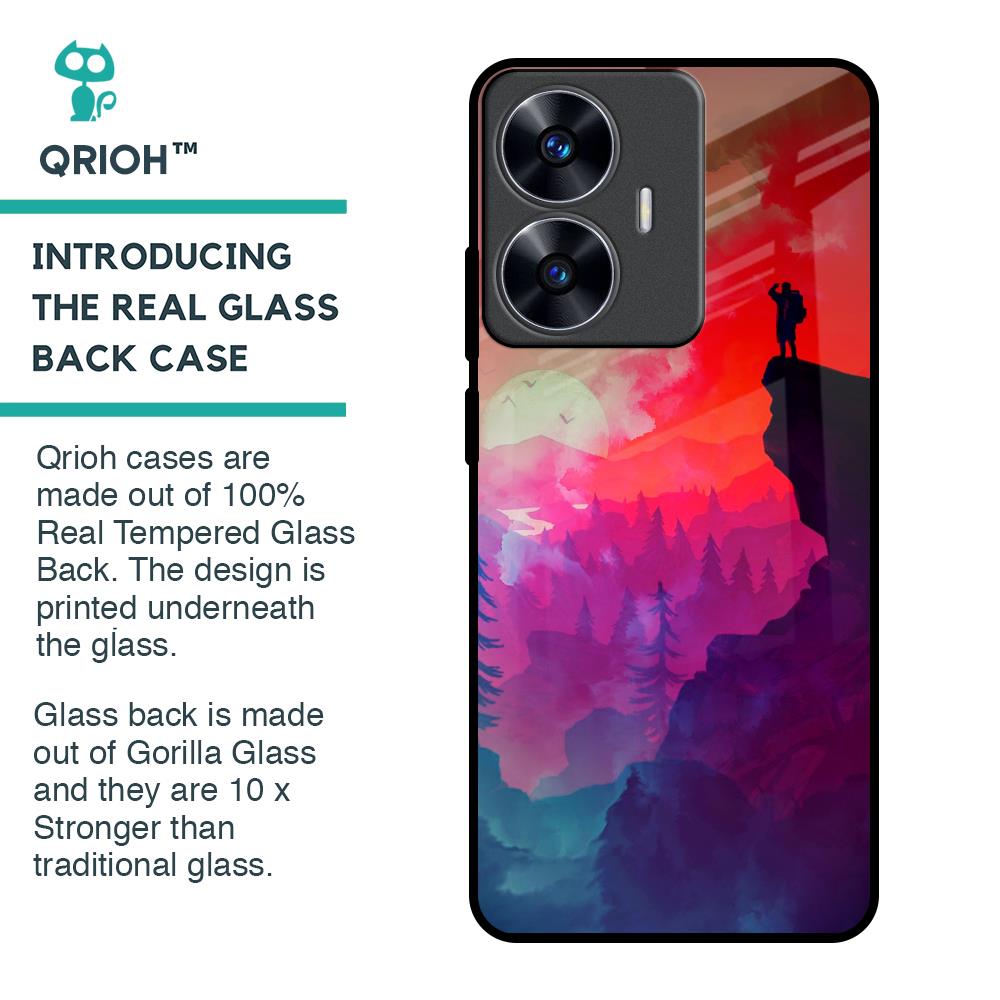 Dream So High Glass Case For Realme C55