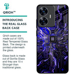 Techno Color Pattern Glass Case For Realme C55