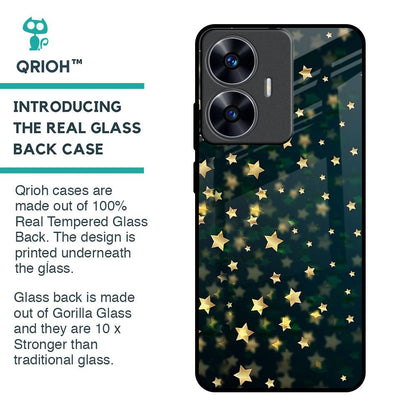 Dazzling Stars Glass Case For Realme C55
