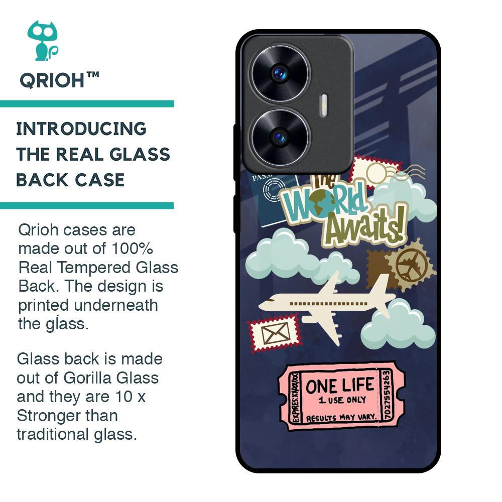 Tour The World Glass Case For Realme C55
