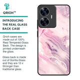 Diamond Pink Gradient Glass Case For Realme C55