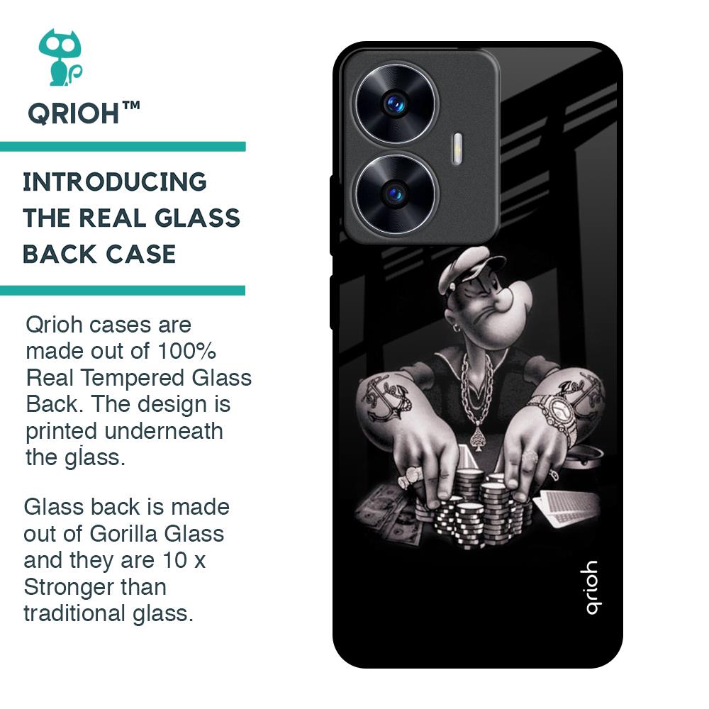 Gambling Problem Glass Case For Realme C55