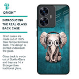 Adorable Baby Elephant Glass Case For Realme C55