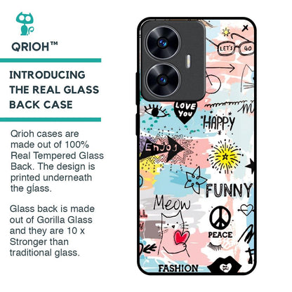 Just For You Glass Case For Realme C55