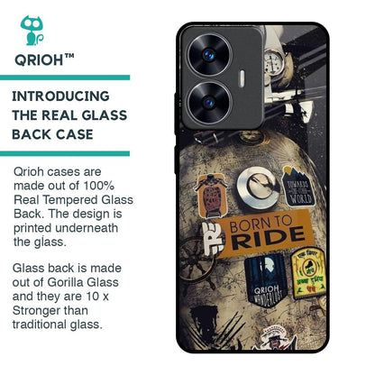Ride Mode On Glass Case for Realme C55