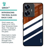 Bold Stripes Glass Case for Realme C55