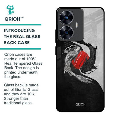 Japanese Art Glass Case for Realme C55