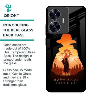 Luffy One Piece Glass Case for Realme C55