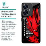 Red Vegeta Glass Case for Realme C55