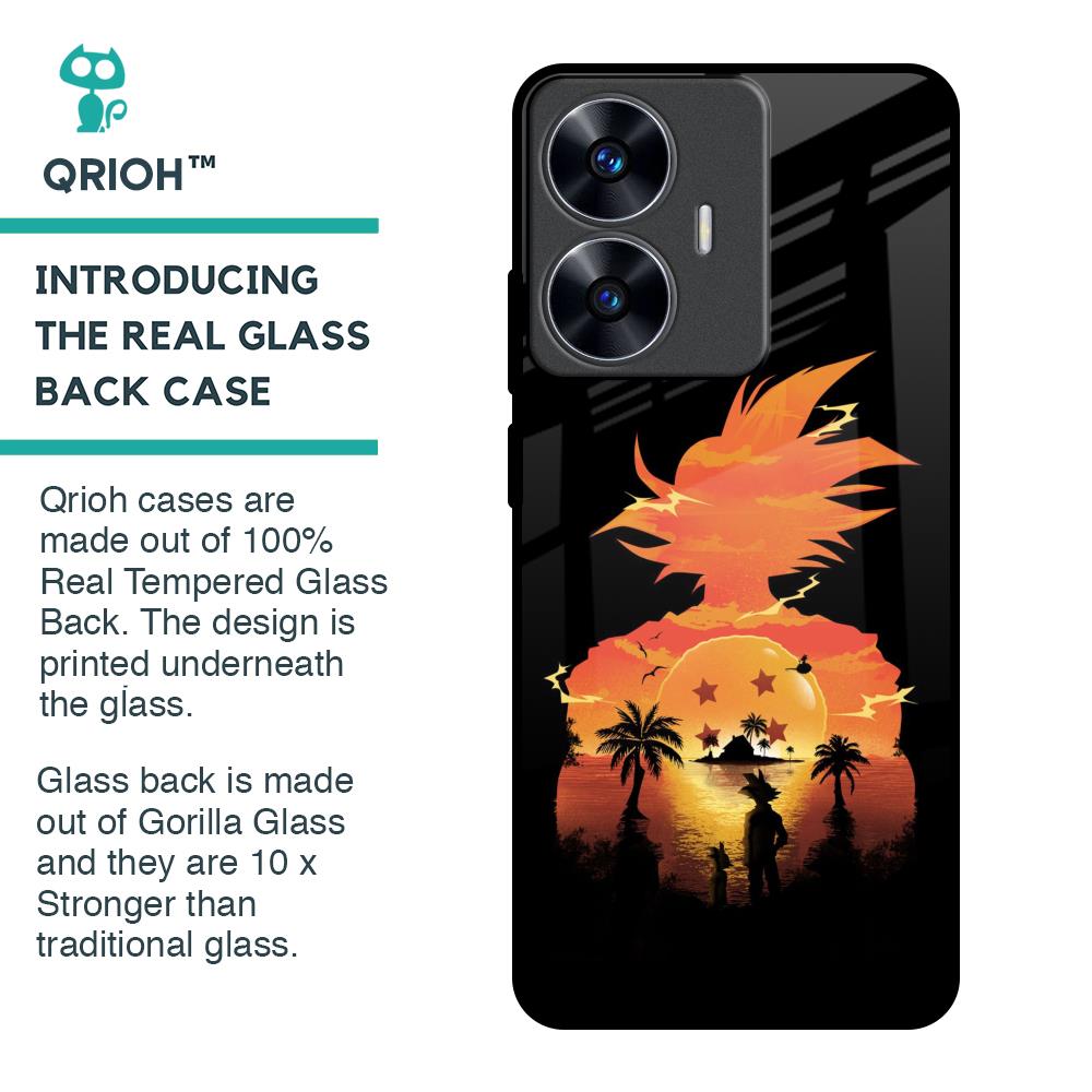 Japanese Paradise Glass Case for Realme C55