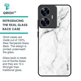 Modern White Marble Glass Case for Realme C55