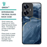 Deep Ocean Marble Glass Case for Realme C55