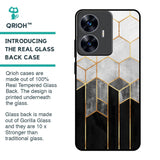 Tricolor Pattern Glass Case for Realme C55