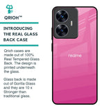 Pink Ribbon Caddy Glass Case for Realme C55