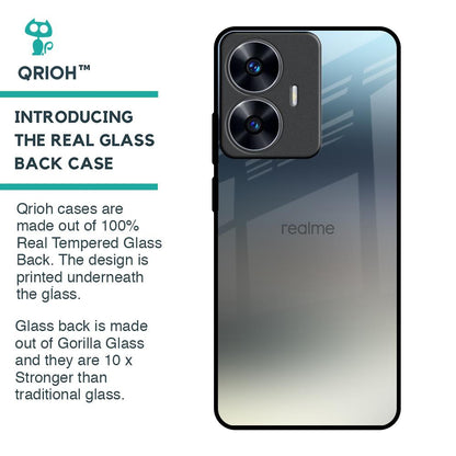 Tricolor Ombre Glass Case for Realme C55