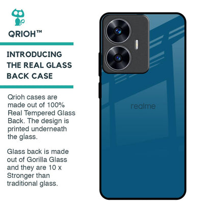 Cobalt Blue Glass Case for Realme C55