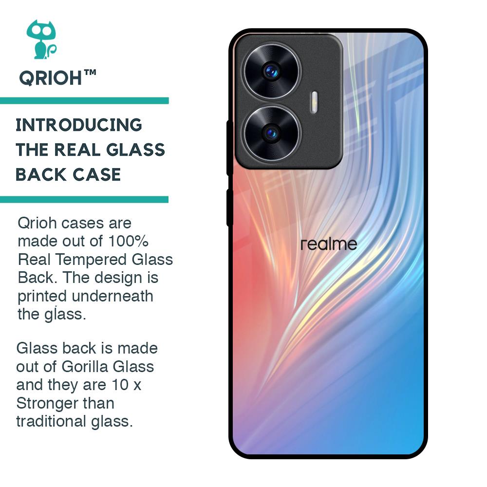 Mystic Aurora Glass Case for Realme C55