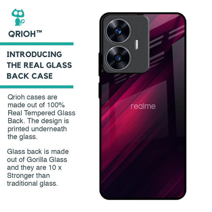 Razor Black Glass Case for Realme C55