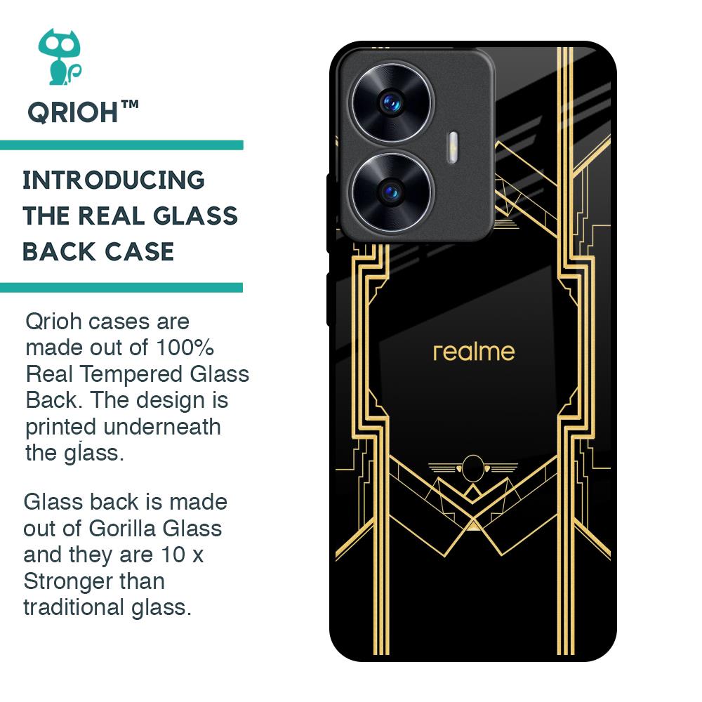 Sacred Logo Glass Case for Realme C55