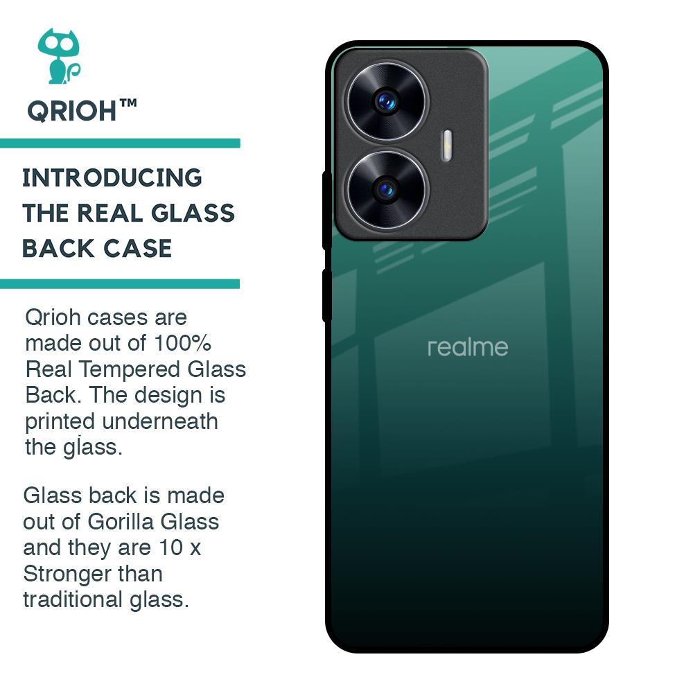 Palm Green Glass Case For Realme C55
