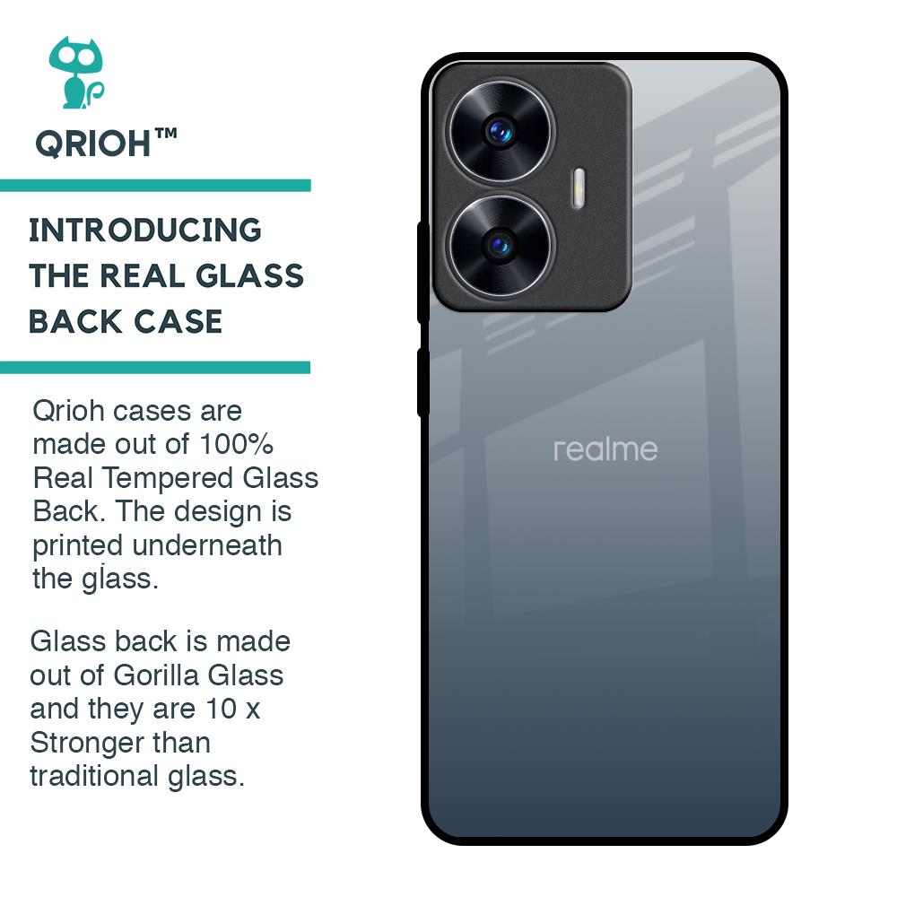 Dynamic Black Range Glass Case for Realme C55