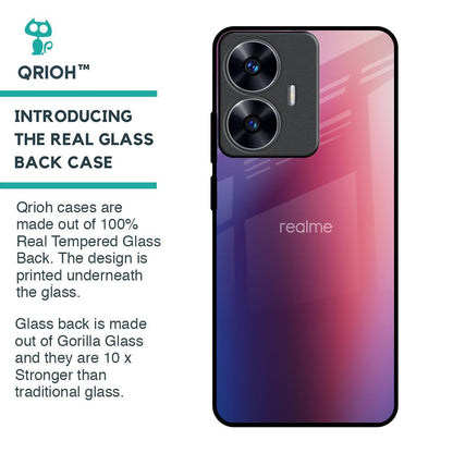 Multi Shaded Gradient Glass Case for Realme C55