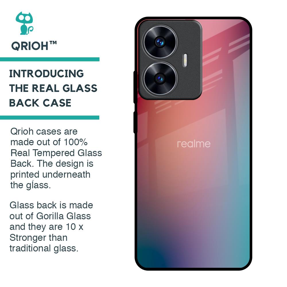 Dusty Multi Gradient Glass Case for Realme C55