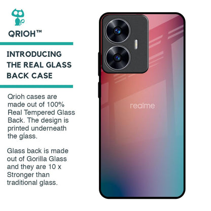 Dusty Multi Gradient Glass Case for Realme C55