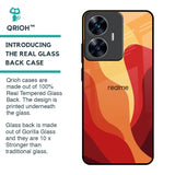 Magma Color Pattern Glass Case for Realme C55