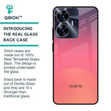 Sunset Orange Glass Case for Realme C55