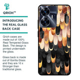 Bronze Abstract Glass Case for Realme C55